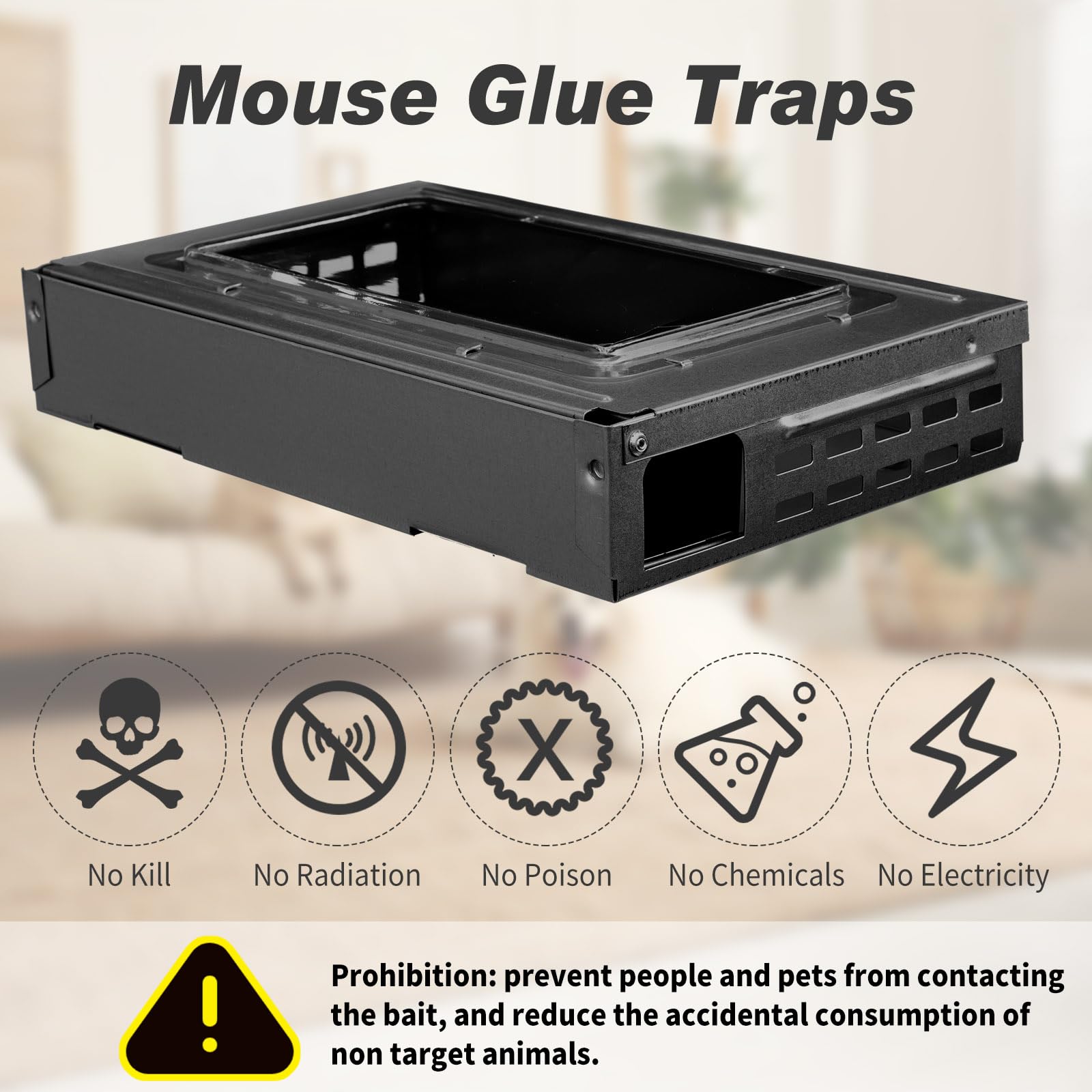 Qualirey four-pack traps built with galvanized steel for durability.