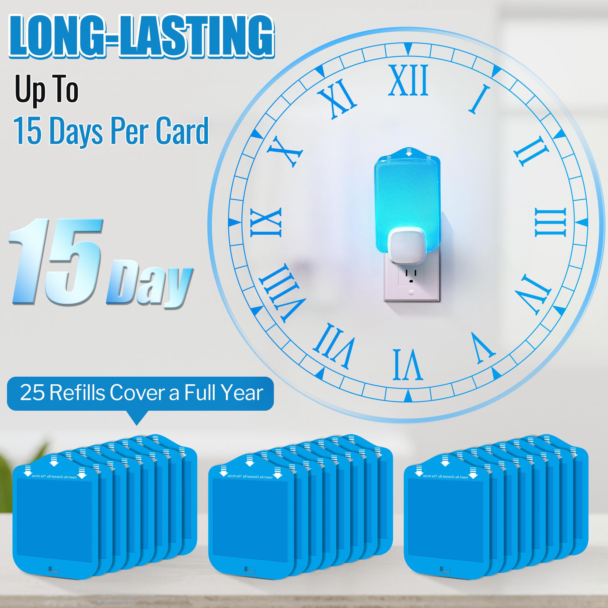 Qualirey two-sided glue card enables quick, clean replacement.