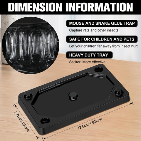 Qualirey glue trap adhesive surface demonstrates strong stickiness for pest control