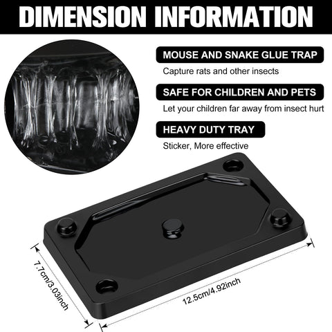 Qualirey glue trap close-up showing strong adhesive surface for pest capture