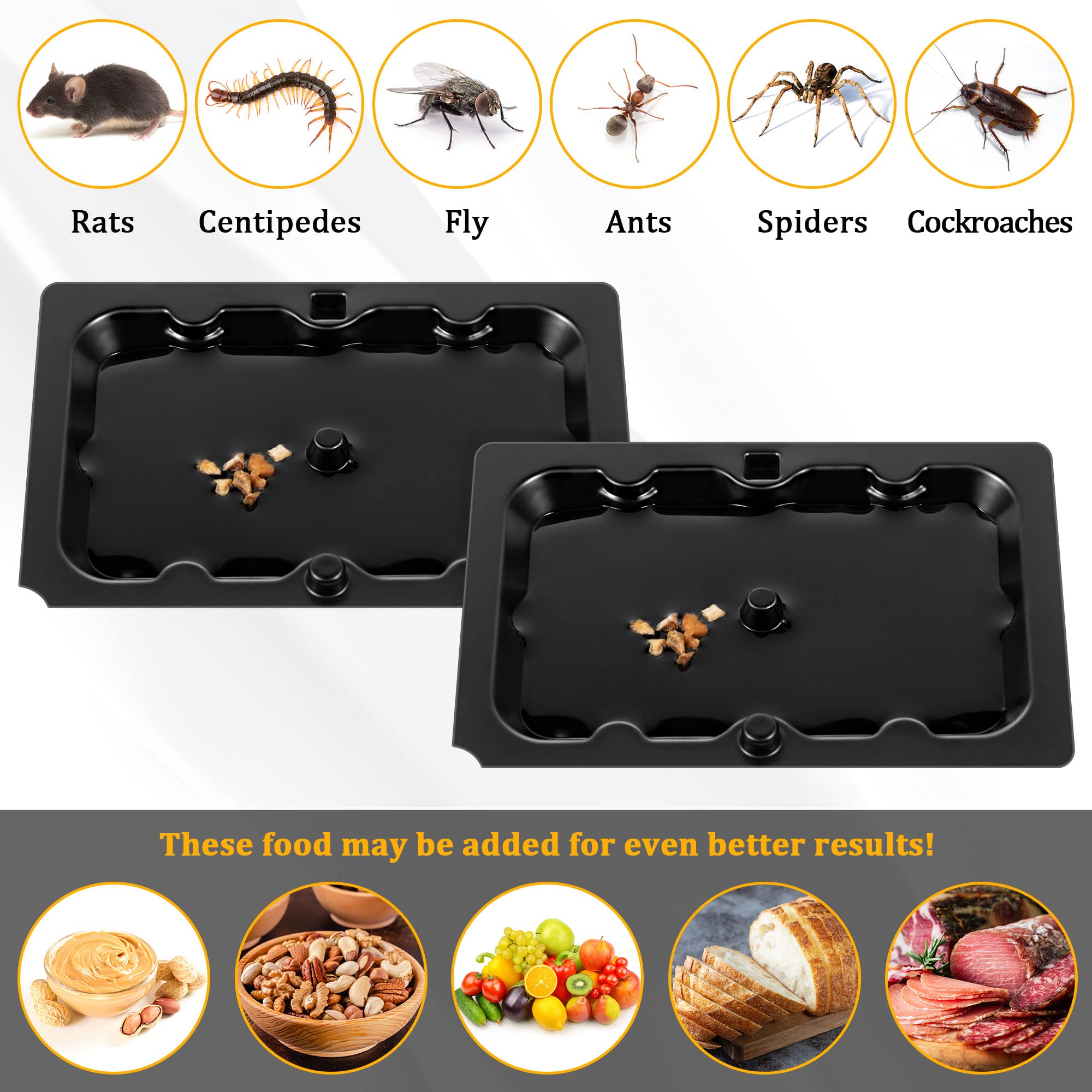 Qualirey glue trap close-up shows strong adhesive for secure hold.