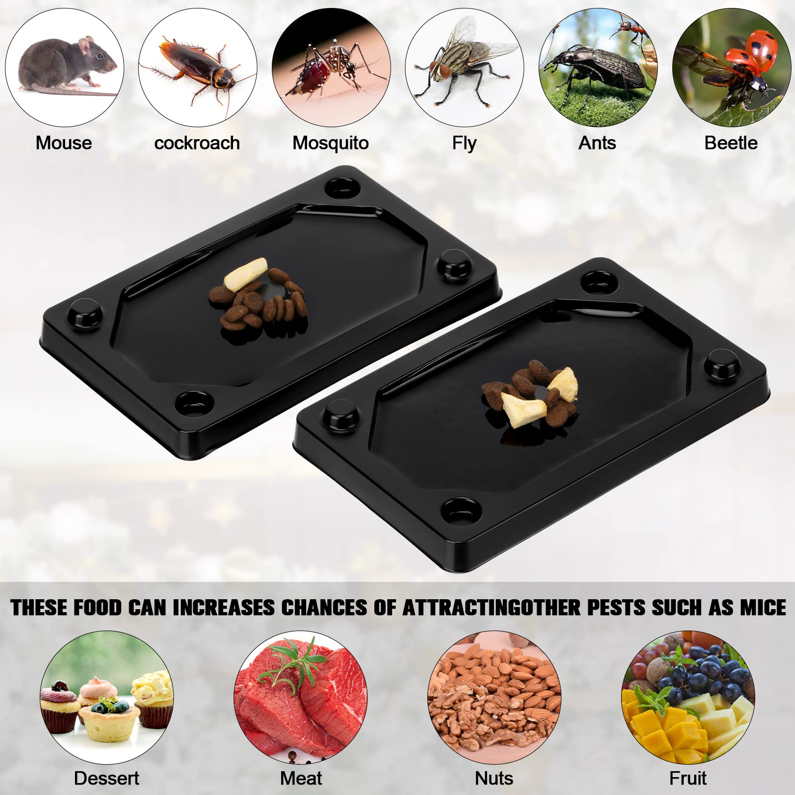 Qualirey glue trap placed in cabinet targeting indoor pests discreetly