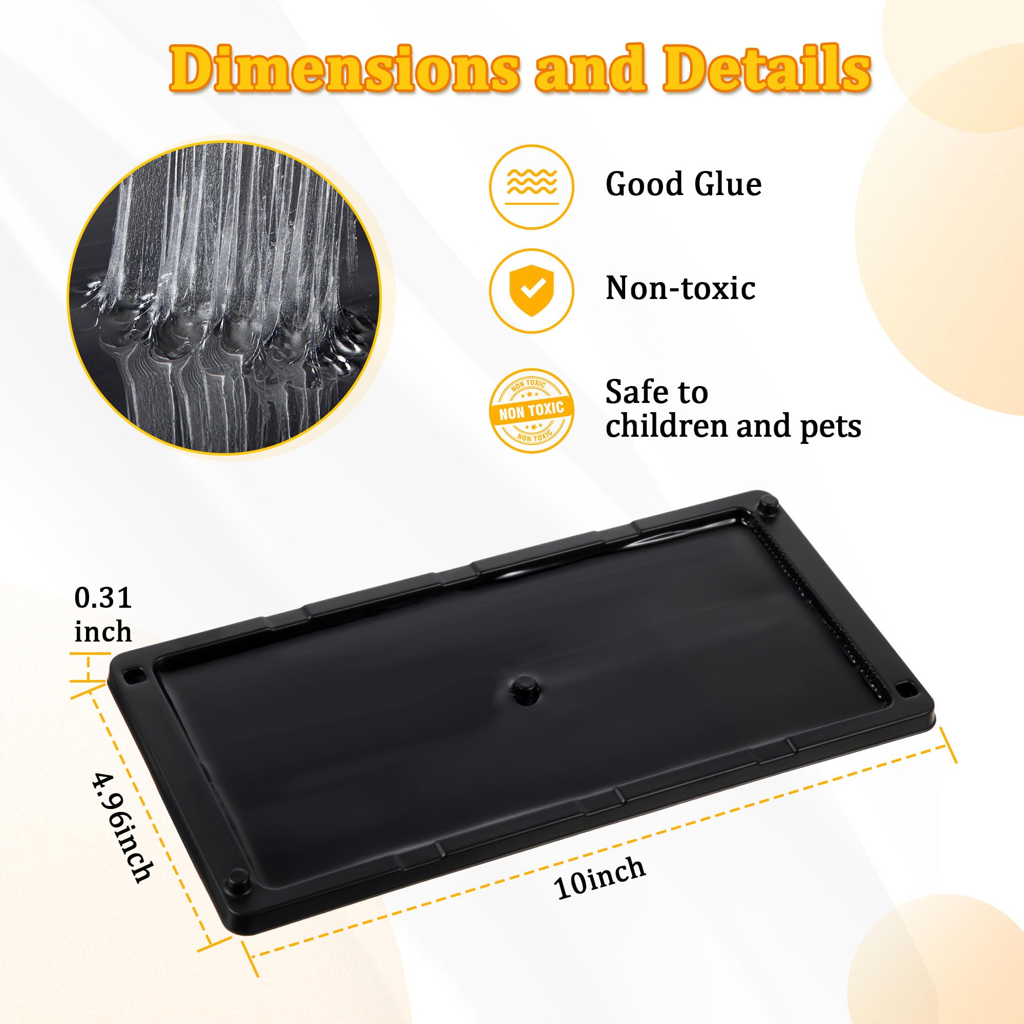 Qualirey ready-to-use indoor glue traps require no bait