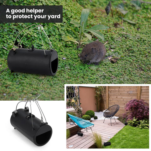 Qualirey durable plastic gopher trap designed for long-term garden use.