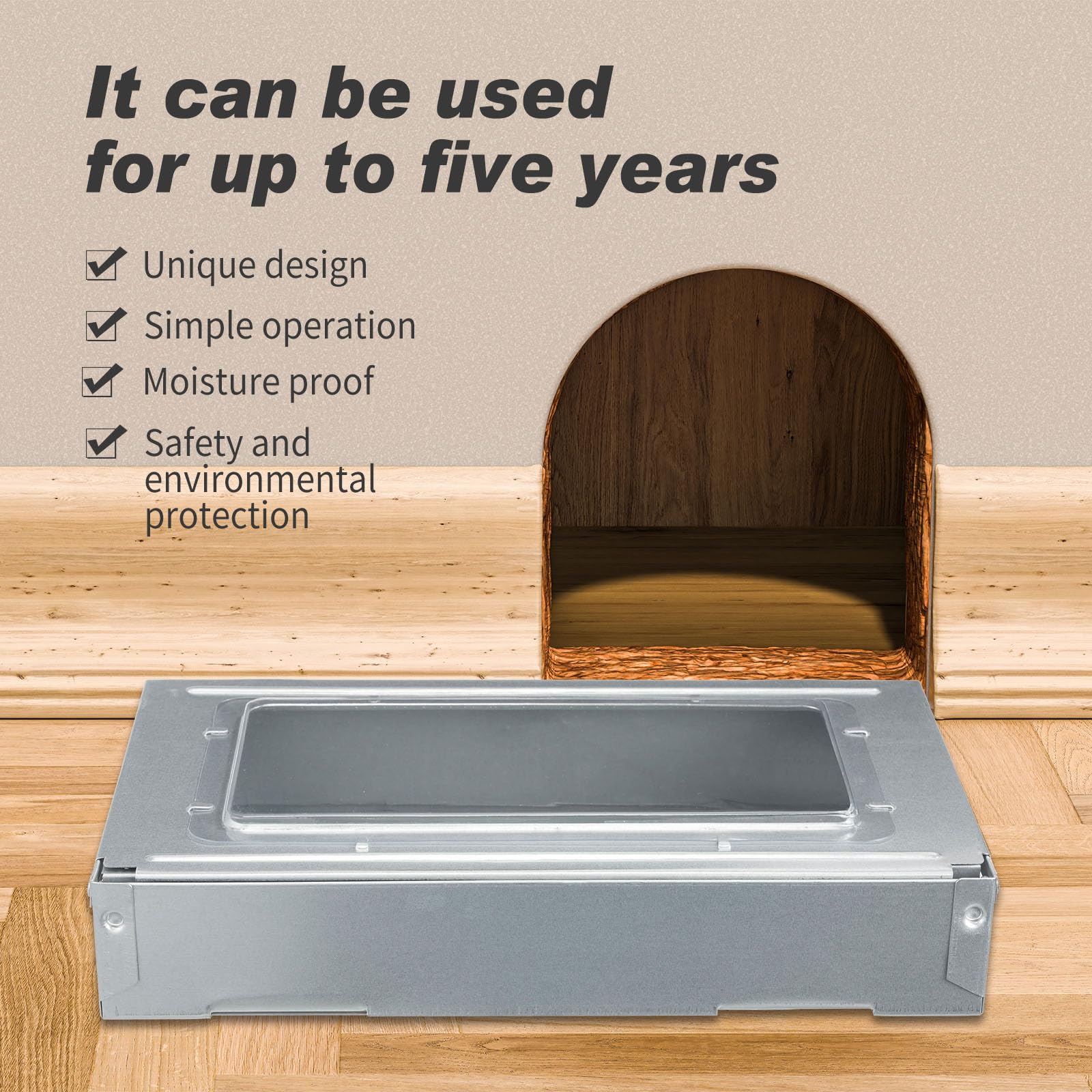 Qualirey humane live-catch traps for homes and businesses