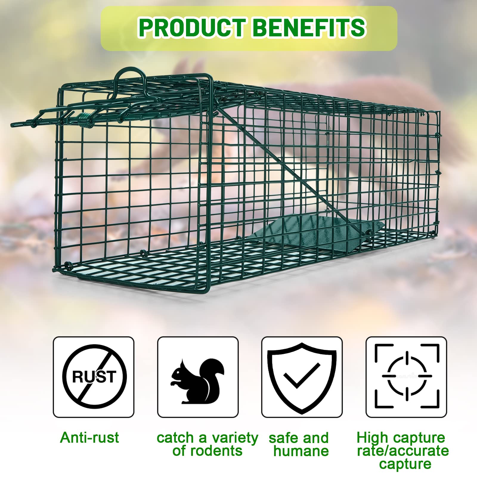 Galvanized steel with powder coating resists rust and deformation.