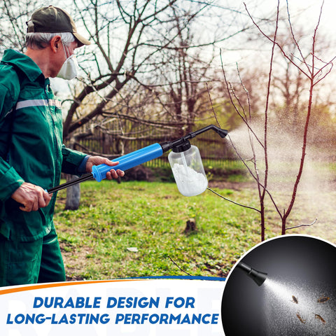Qualirey leak-proof spray gun keeps powder contained during use.