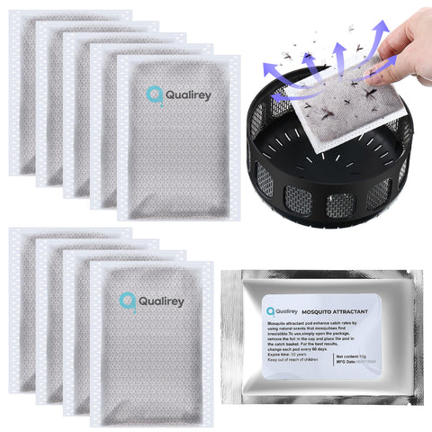 Qualirey mosquito attractant bulk foil bag for quick, effective trap refills.