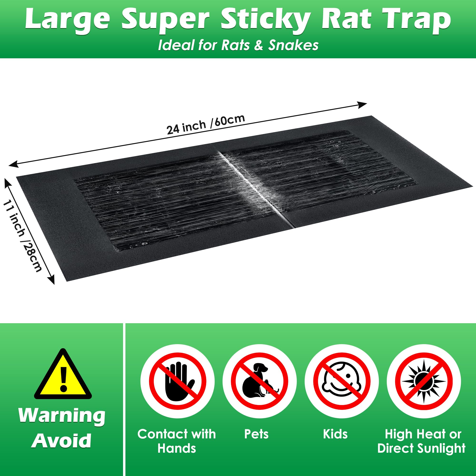 Qualirey glue trap featuring powerful adhesive for rapid capture.