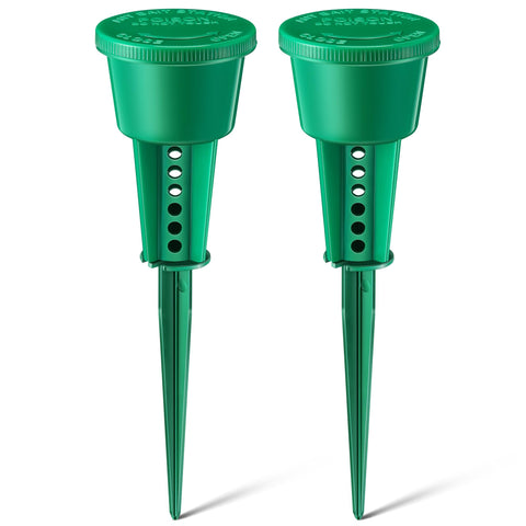 Qualirey outdoor ant bait station in a 2-pack protects bait and attracts for efficient control.