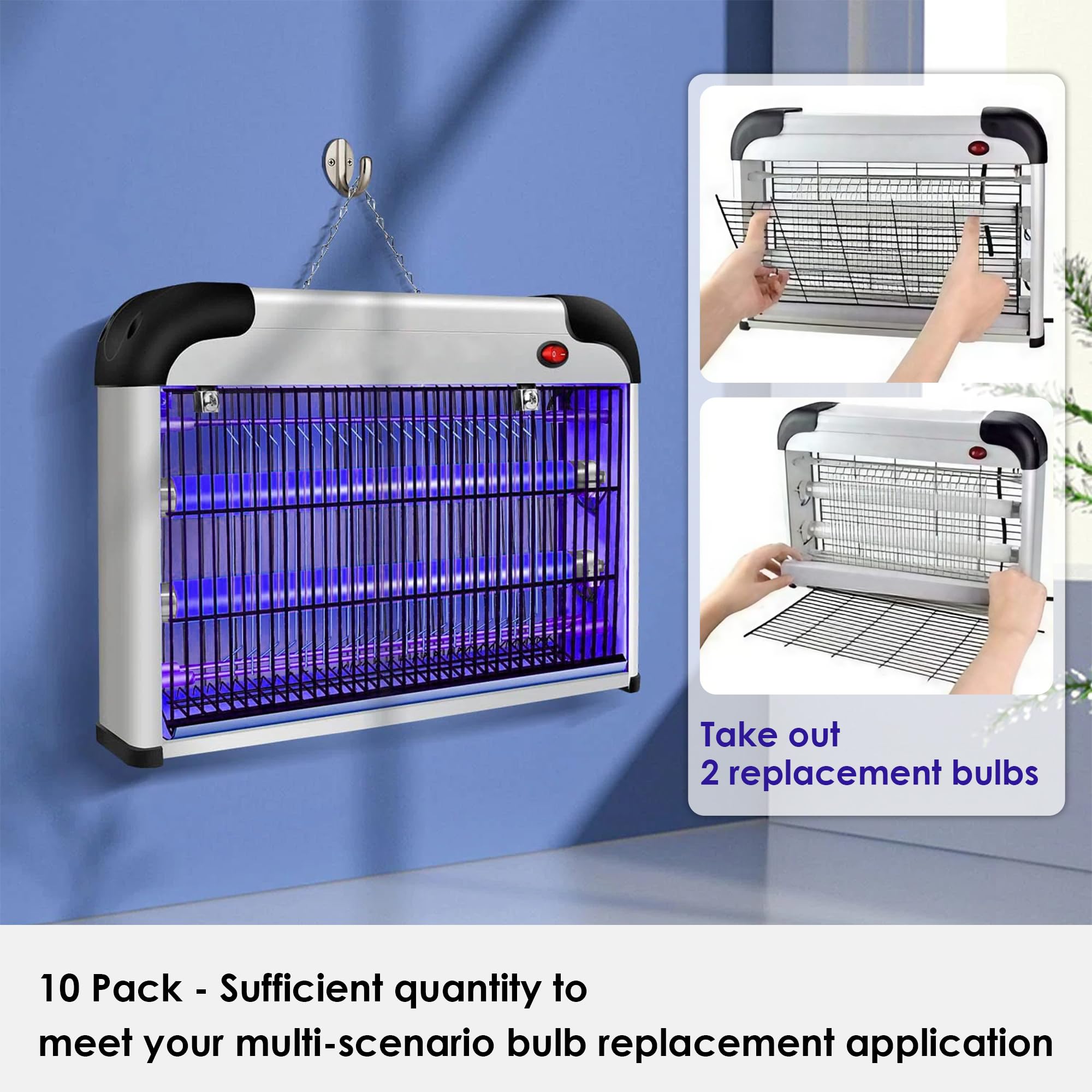 Qualirey 10-pack bulbs ready for quick replacement