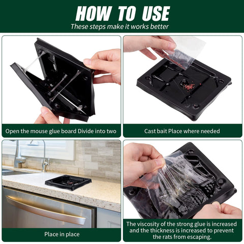 Qualirey pest trap ready-to-use for versatile indoor outdoor use