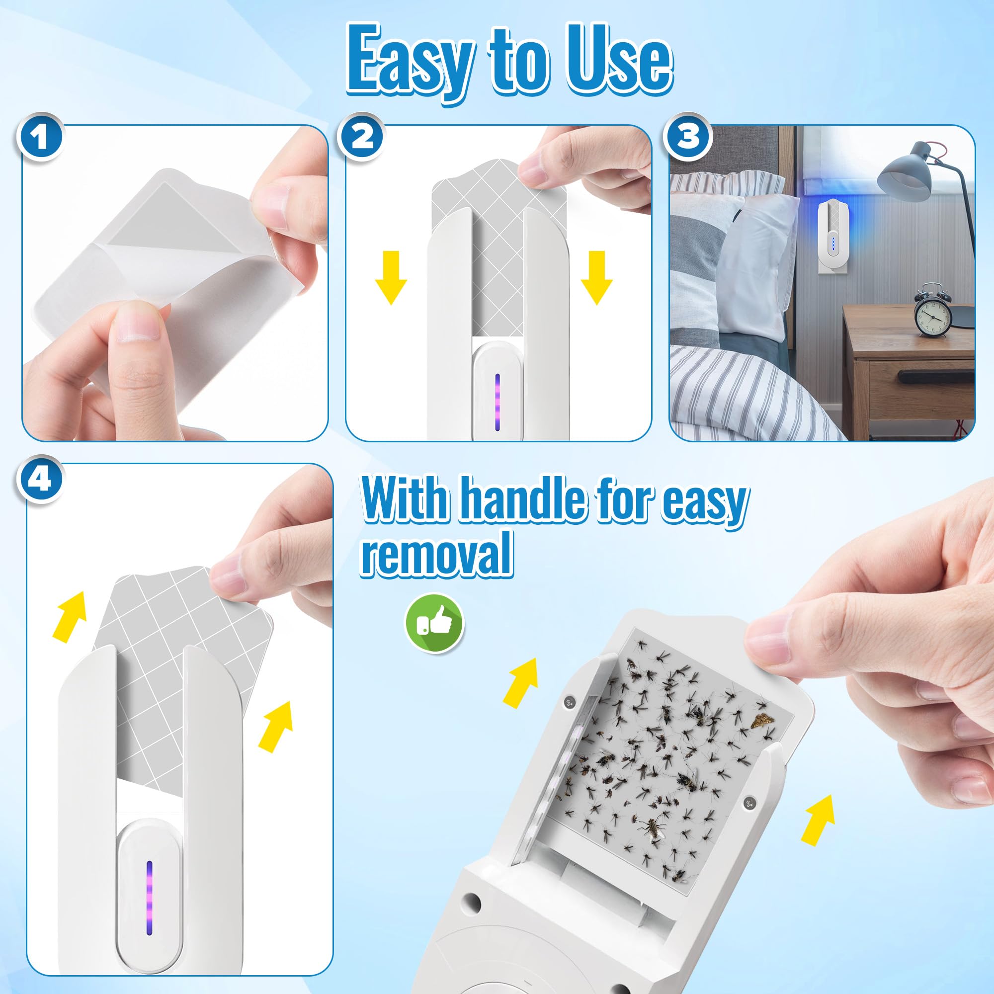 Qualirey raised-handle design for easy installation and removal.