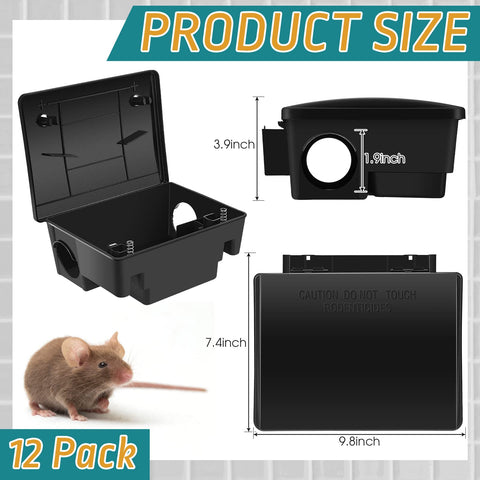 Qualirey rat bait station keys included for safe access control and easy replenishment.