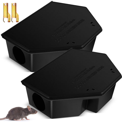 Qualirey rat station compact design for tight spaces and easy inspection.