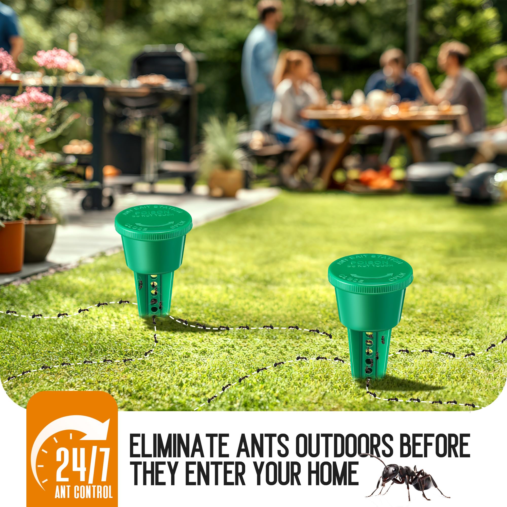 Qualirey ready-to-use outdoor ant control station for your outdoor space.