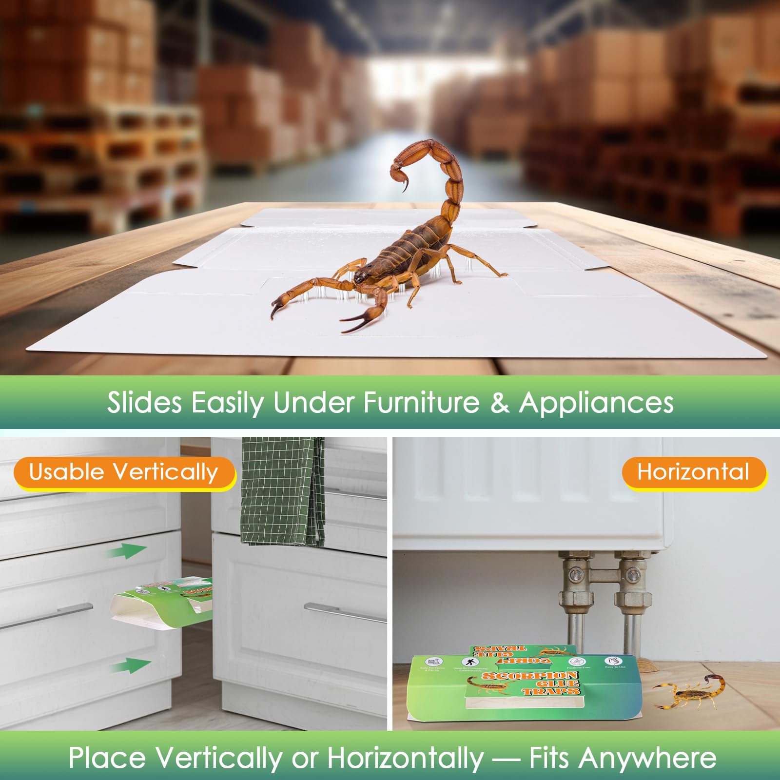 Qualirey green-design trap blends in for stealth pest targeting.