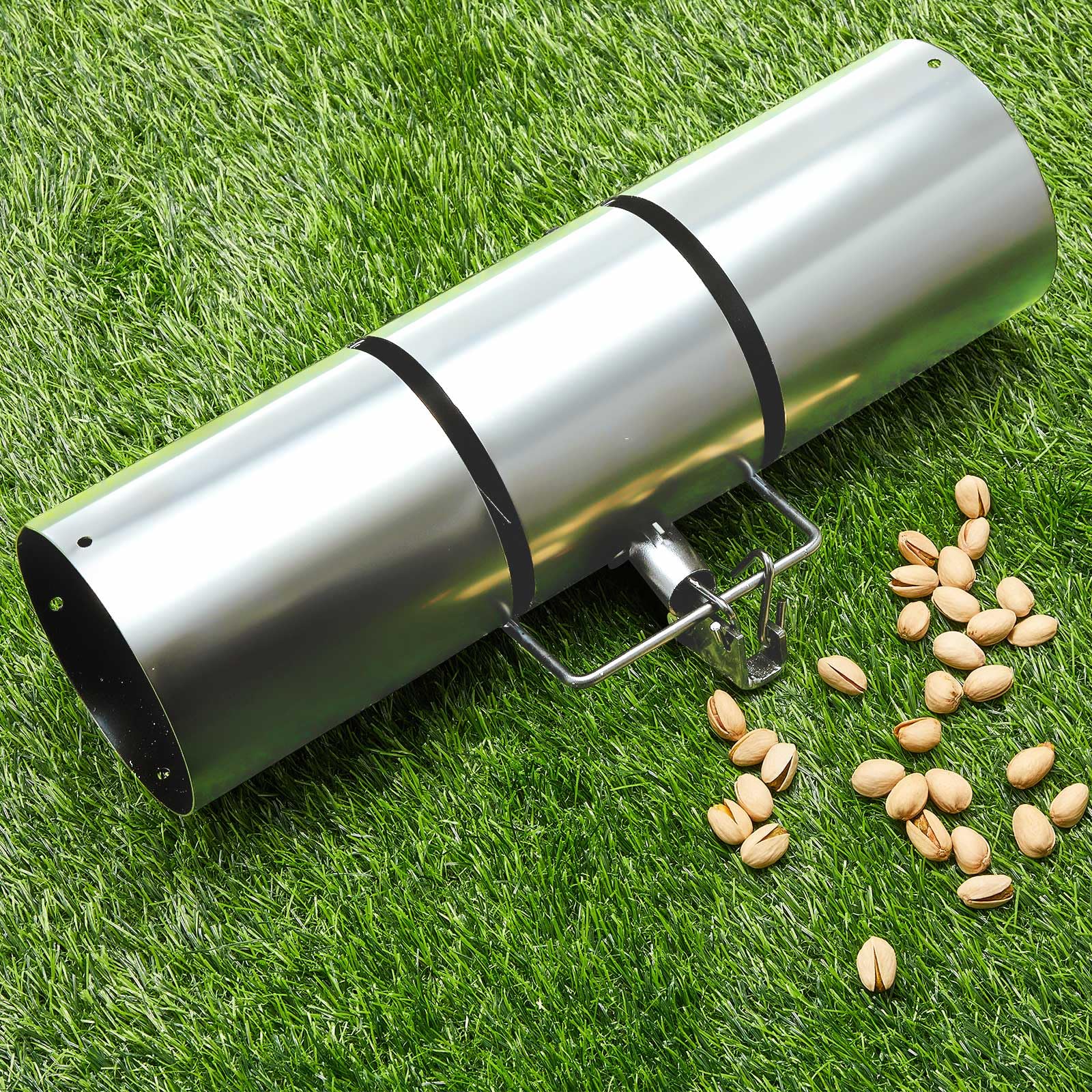 Qualirey squirrel trap includes safety hooks for careful placement