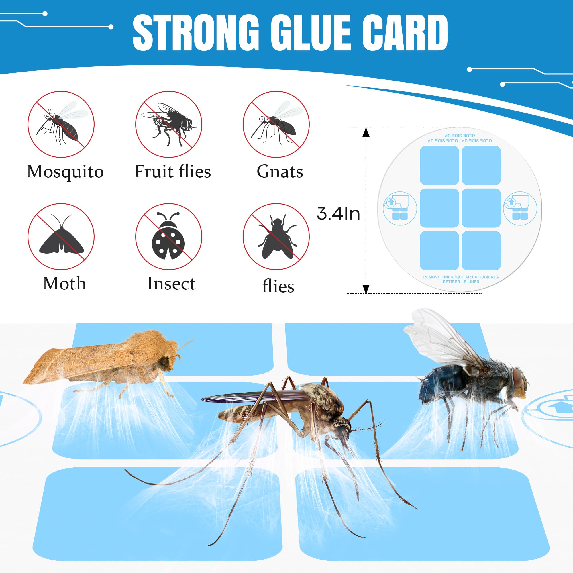 Qualirey sticky-board-refill designed for easy replacement in traps.