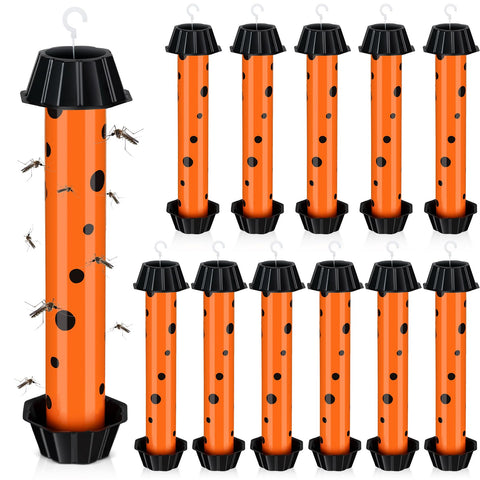 Qualirey sticky fly trap indoors with 12-pack, ready for fast insect capture.