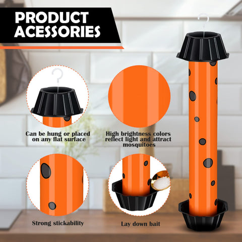 Qualirey sticky fly traps—twelve pieces for home and garden use.