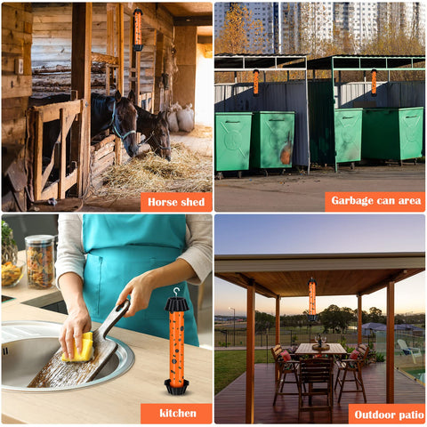 Qualirey sticky traps catch mosquitoes, moths, gnats, fruit flies outdoors and indoors.