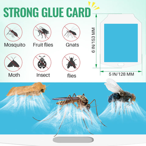 Qualirey sticky pads for insect trap with strong adhesive for effective capture