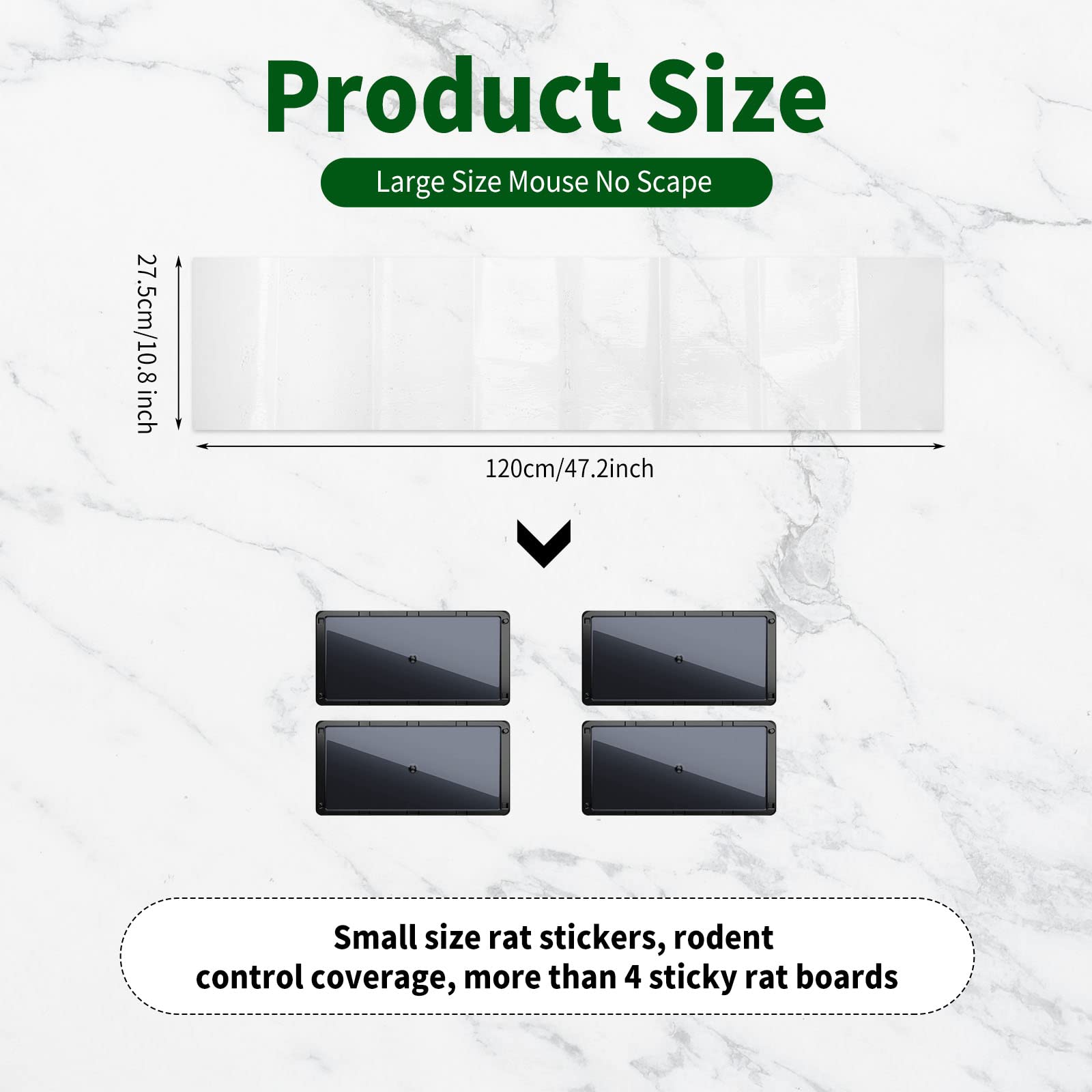 Qualirey sticky-trap adhesion closeup demonstrates large surface area