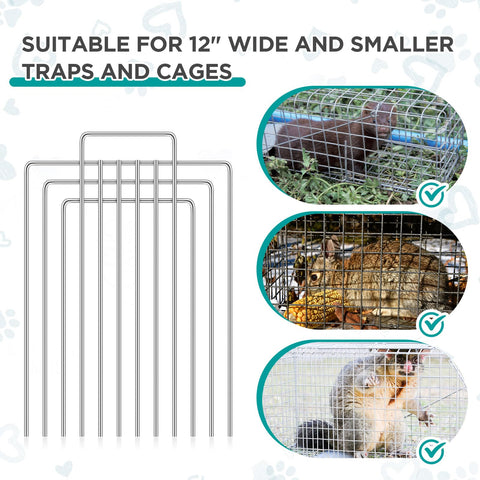 Qualirey trap divider supports safe animal isolation in cages.