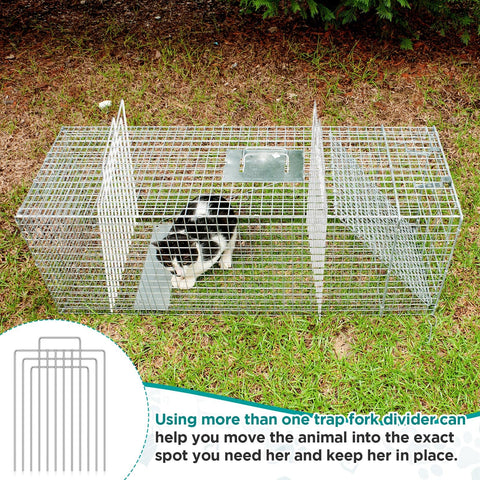 Qualirey trap divider uses rust-resistant material for long-term reliability.