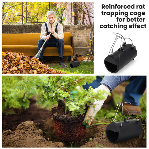 Qualirey Two-pack traps ready for use in yard or farm.