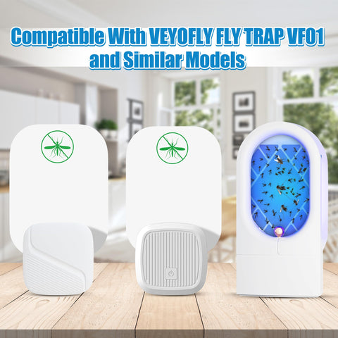 Qualirey VEYOFLY compatible refill for VF01 traps provides easy installation and clean setup.