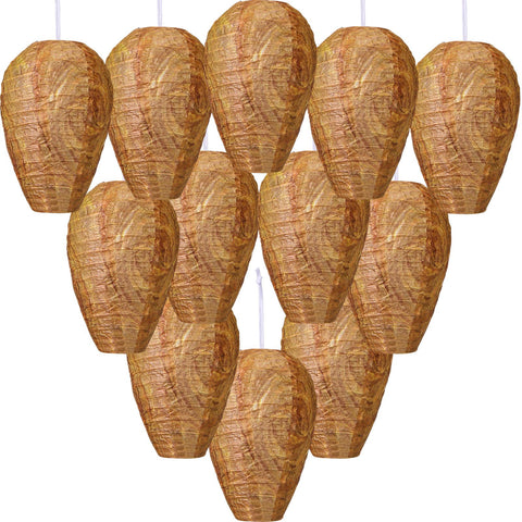 Qualirey wasp nest decoy bundle for outdoor use deterring wasps with lifelike appearance