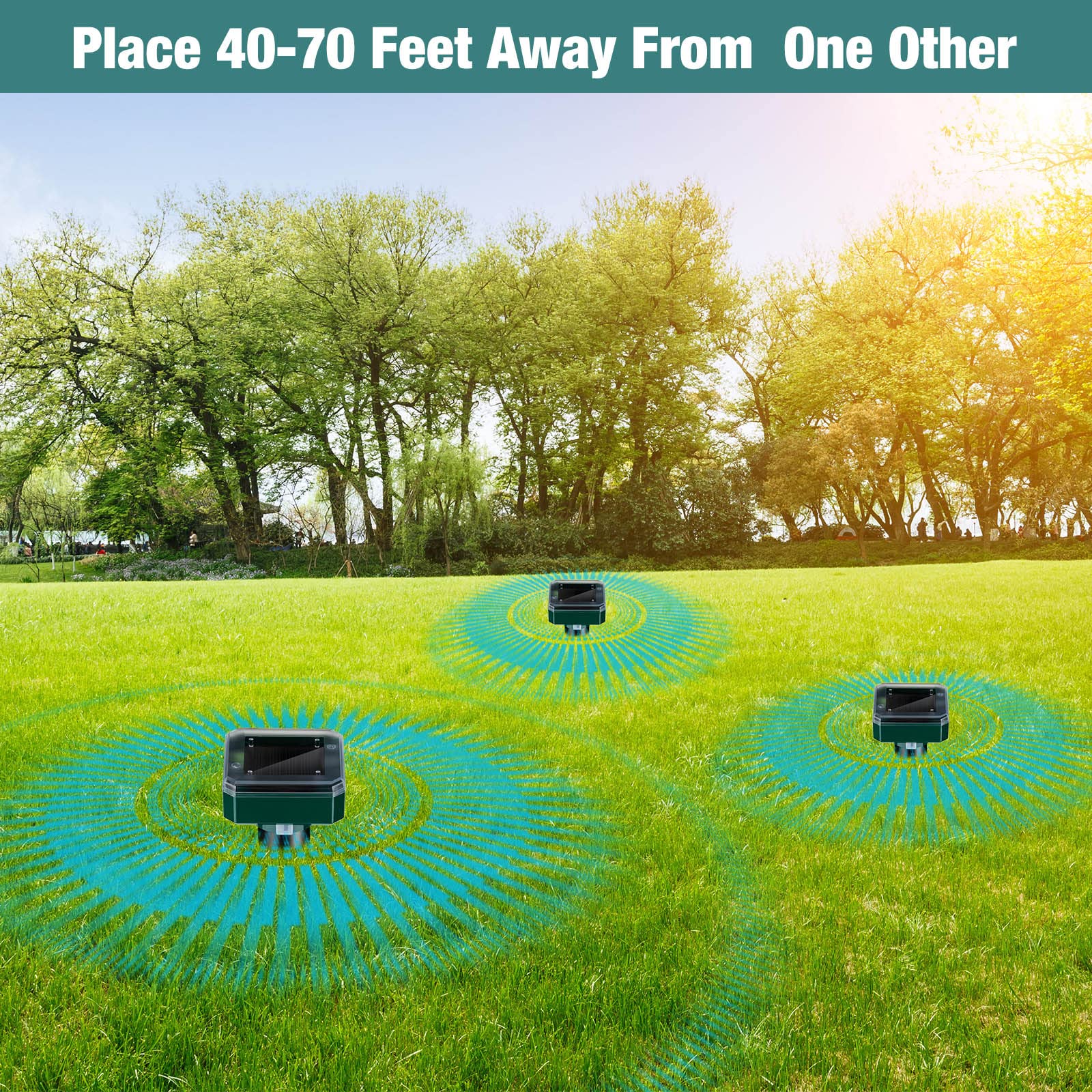 Qualirey waterproof IP44 case withstands rain for year-round garden protection
