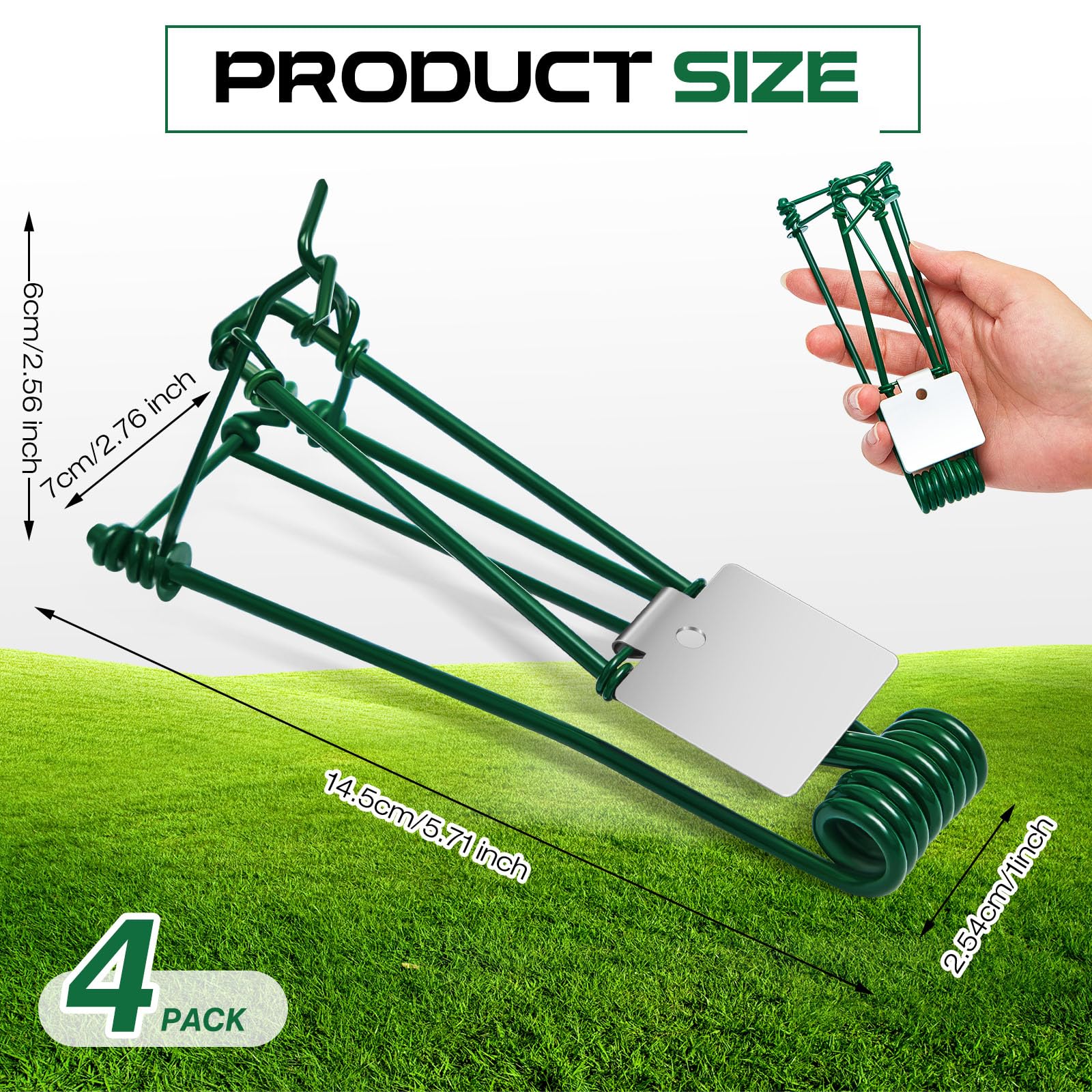 Qualirey weather-resistant gopher trap designed for year-round outdoor use.