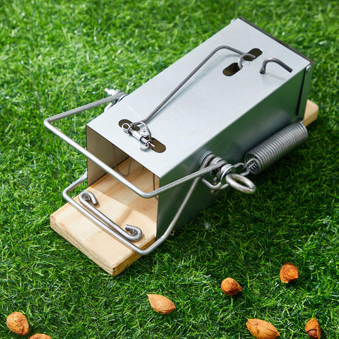 Qualirey Yard pest control trap in action reduces garden disturbances