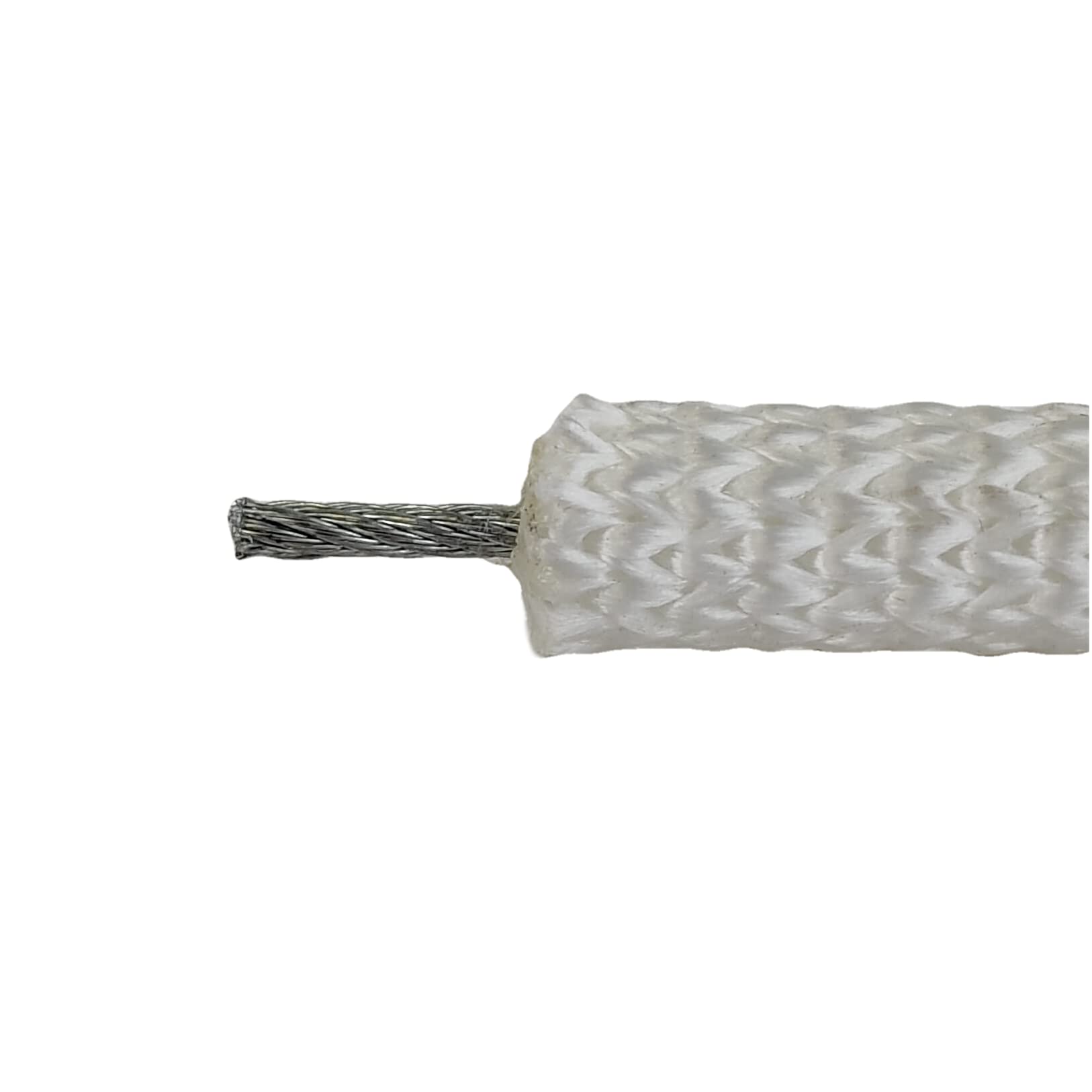 Quality Nylon Rope QNR galvanized steel core delivers low stretch and security.