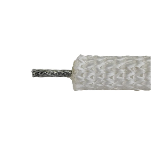 Quality Nylon Rope QNR galvanized steel core delivers low stretch and security.