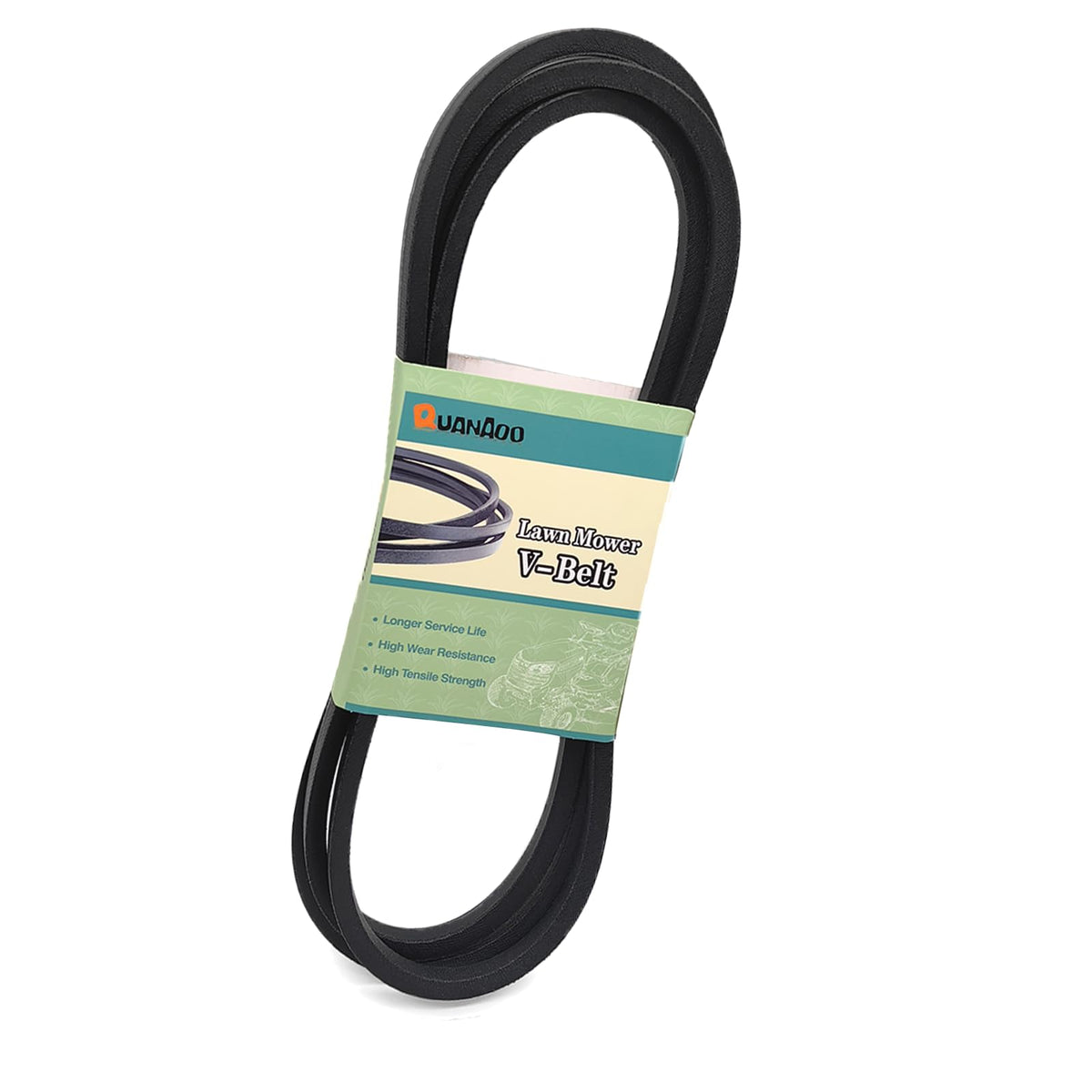 Quanaoo 954-04060C deck belt close-up, showing durable belt material for long wear