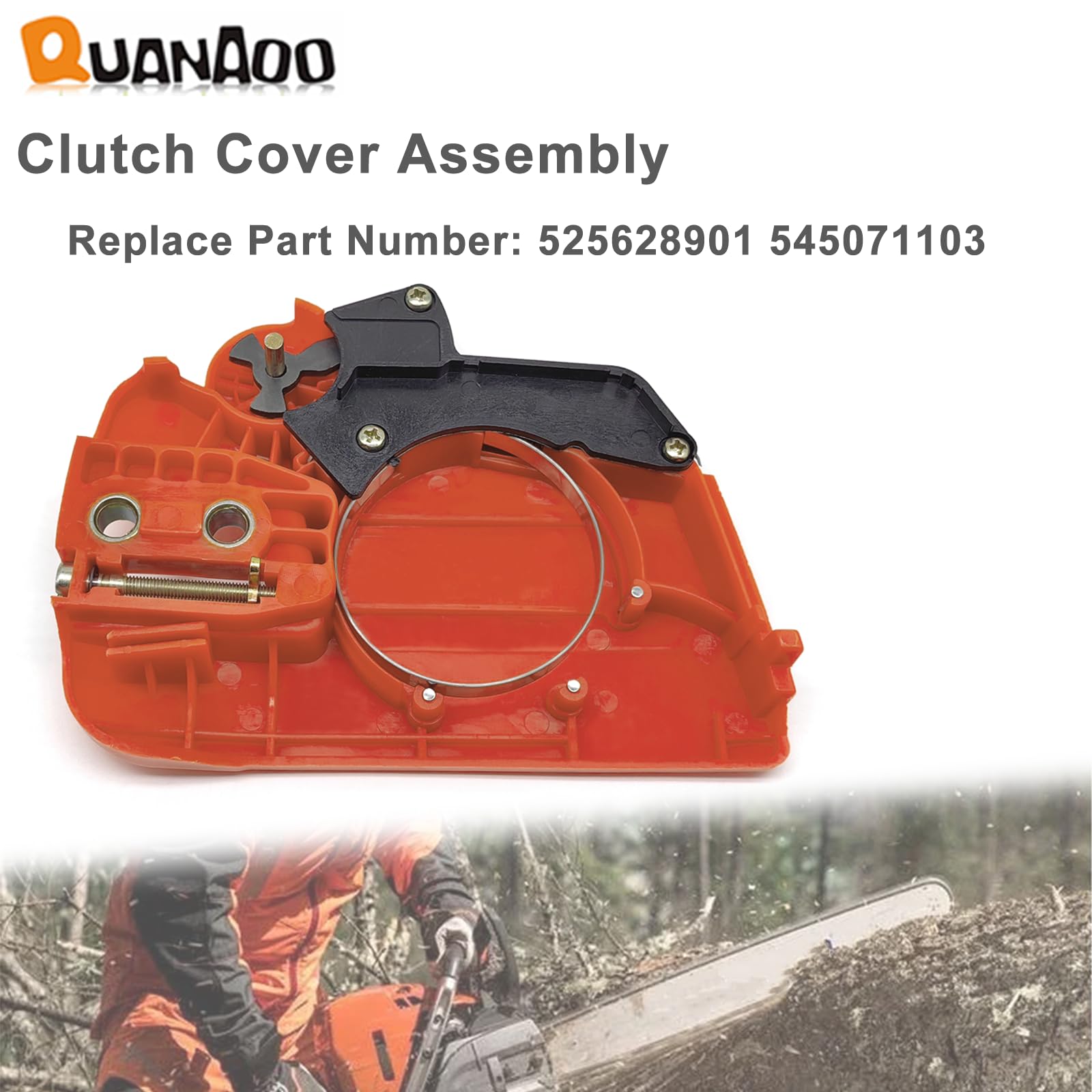 Quanaoo clutch cover assembly for Husqvarna 235 235E, smooth installation and reliable braking
