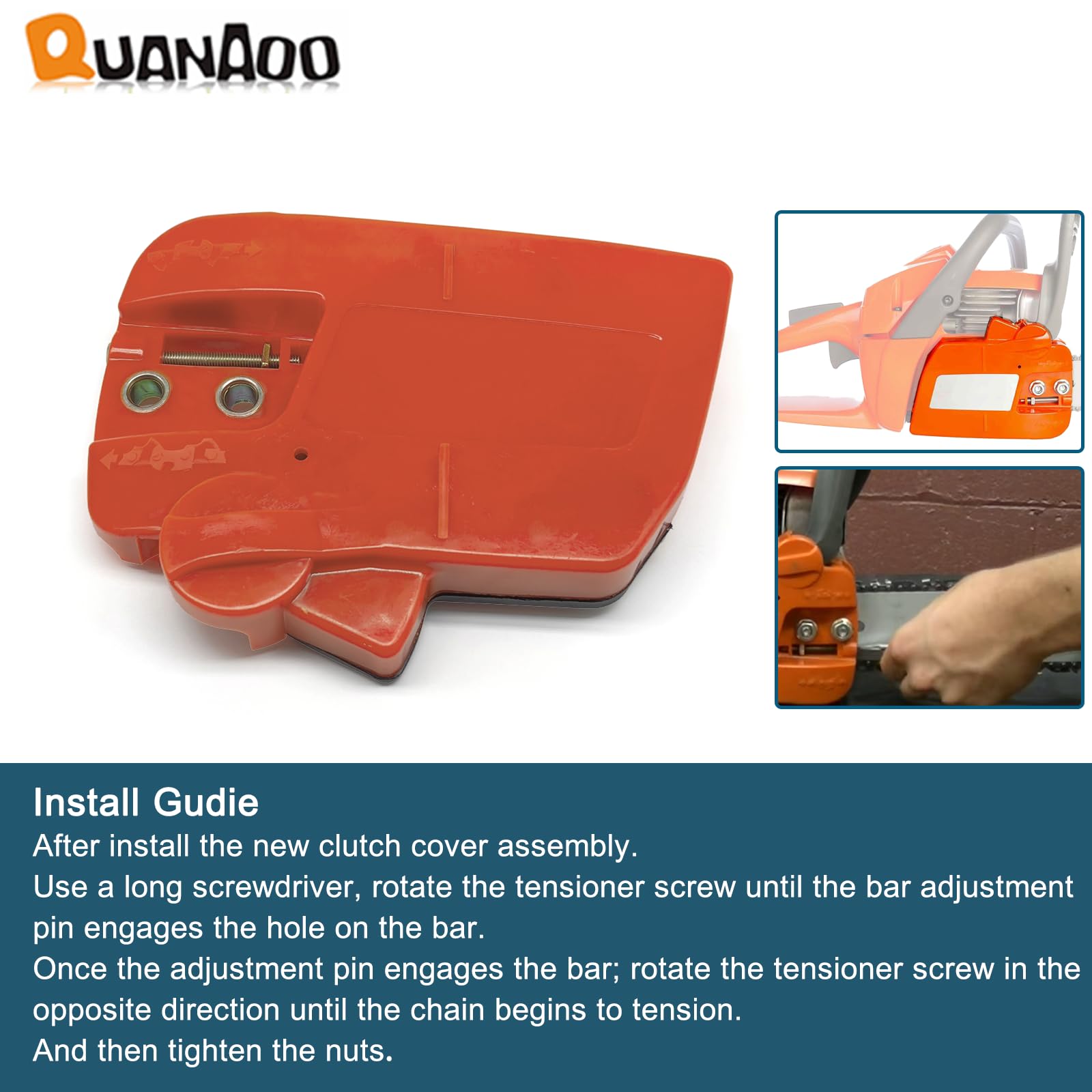Quanaoo clutch cover assembly for Husqvarna 235, durable replacement part for daily use