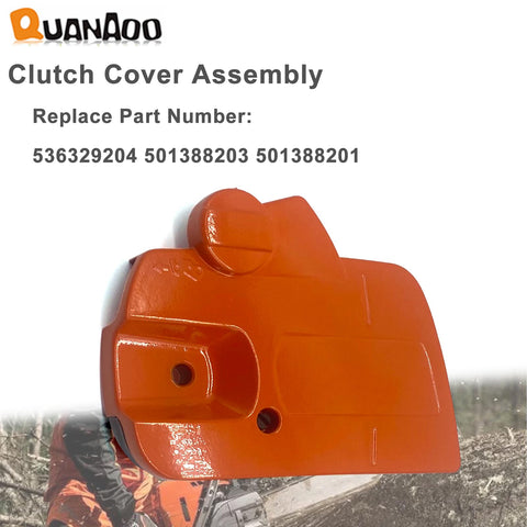 Quanaoo Husqvarna 135 clutch cover supports smooth chain tension and operation