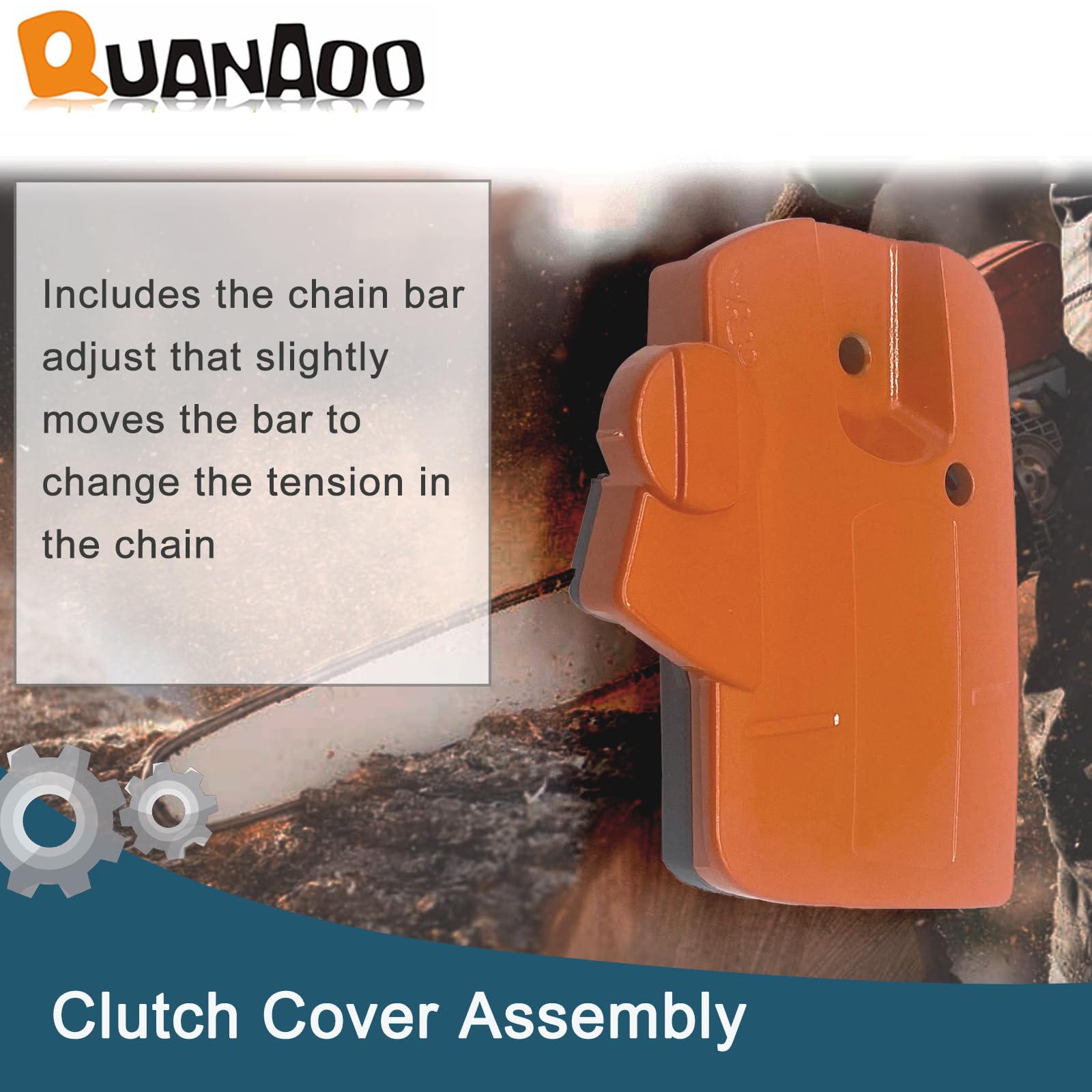 Quanaoo Husqvarna 435e clutch cover assembly for quick maintenance access