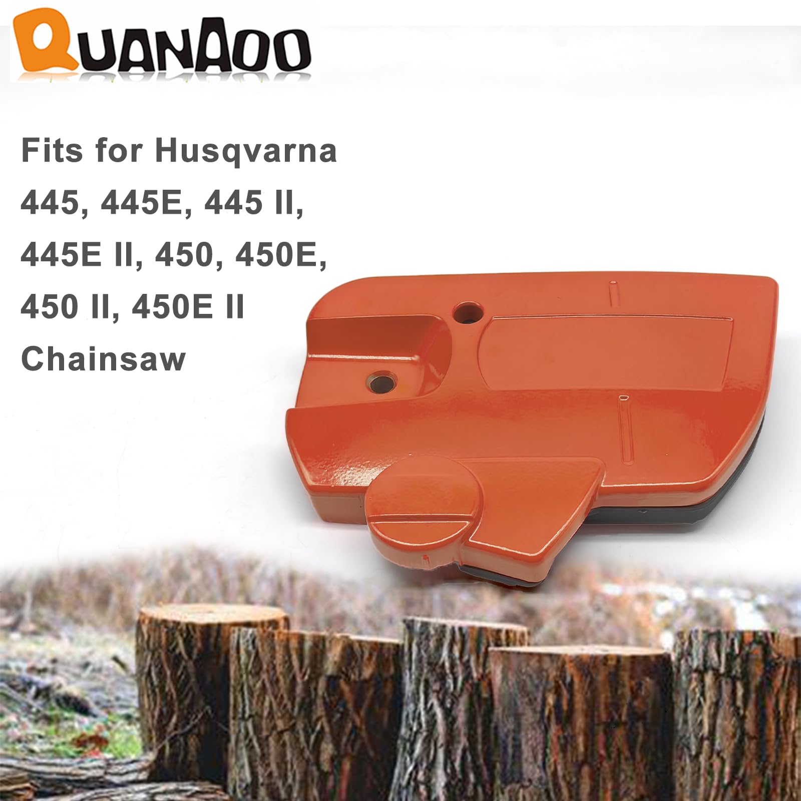 Quanaoo Husqvarna 445e 450e clutch cover ensures reliable bar tension adjustment
