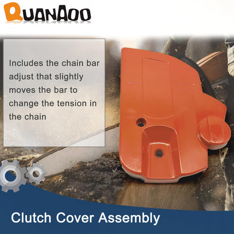 Quanaoo 450ii clutch cover supports safe chain operation and easy installation