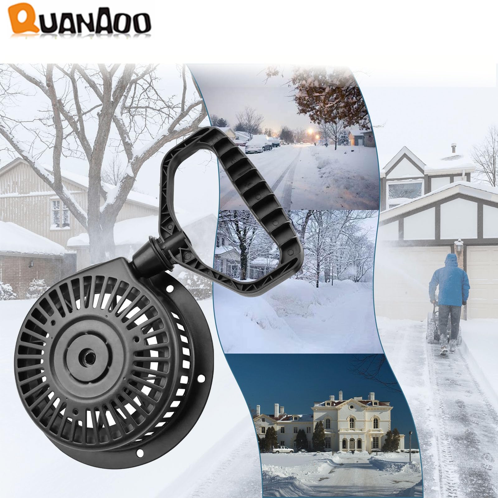 Quanaoo recoil starter assembly is DIY-friendly for replacements.