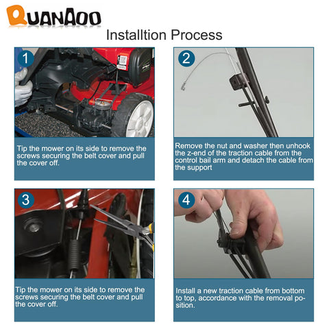Quanaoo traction cable near drive pulley area demonstrates strong build.