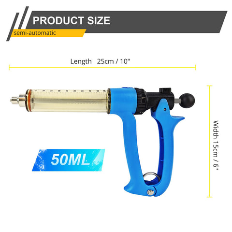 QUANSUPPLY syringe includes spare seals and maintenance oil for easy upkeep.