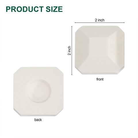 Quantfire briquettes 2x2 close-up show dense ceramic blocks for heat retention.