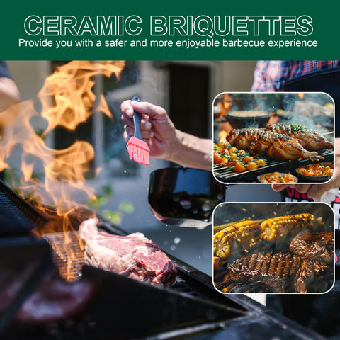 Quantfire briquettes support Turbo and Capt'n Cook models for versatility.